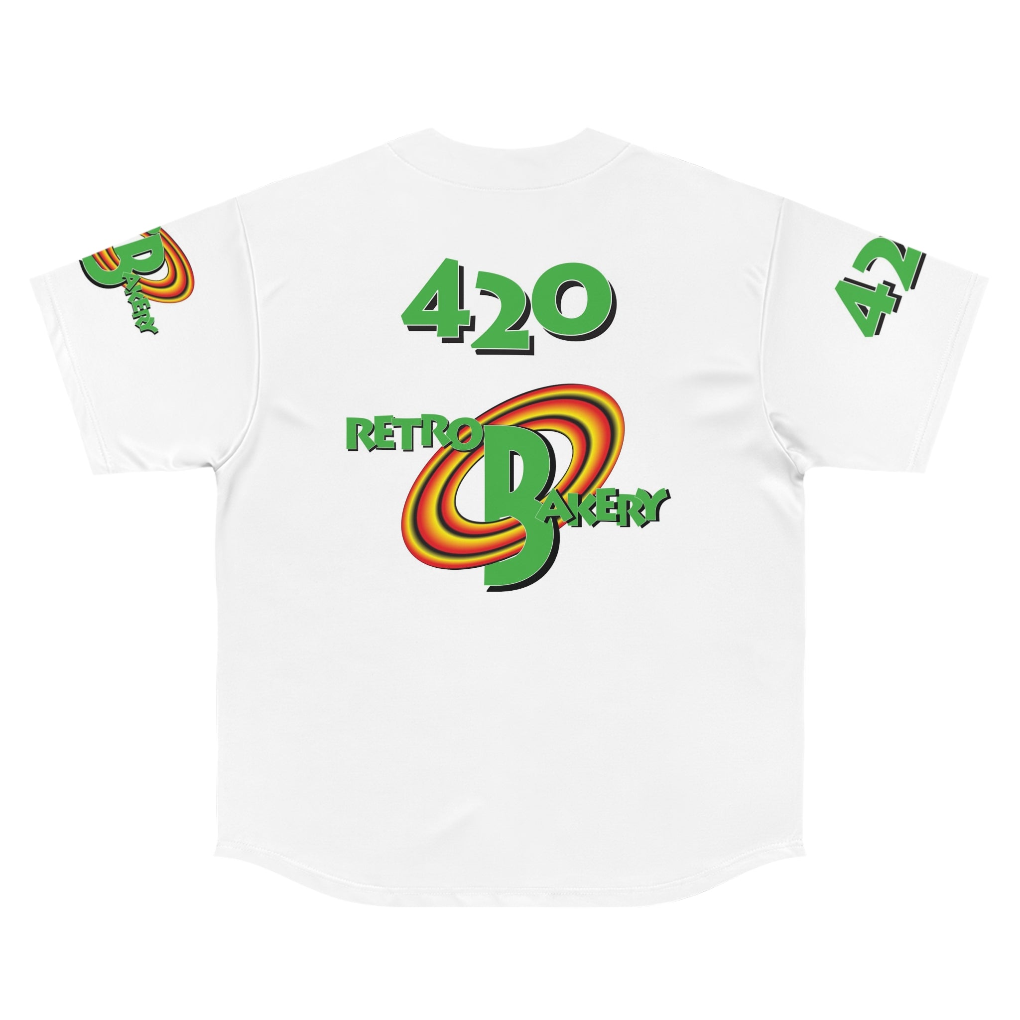Retro Bakery White Space Jammed Jersey
